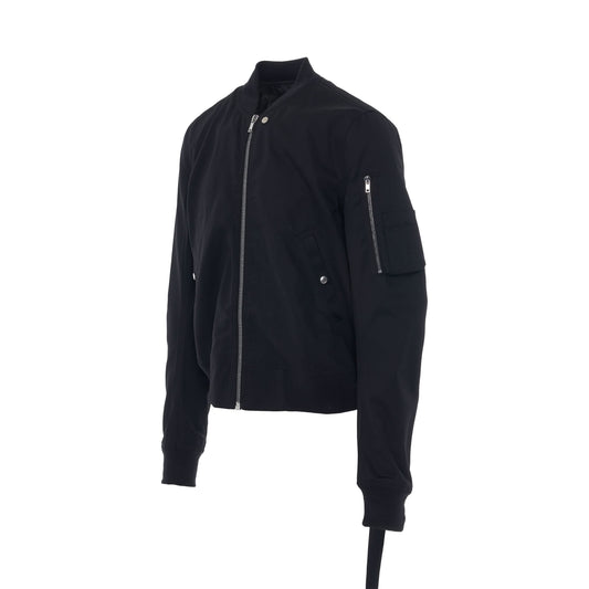 DRKSHDW Cotton Twill Flight Bomber Jacket in Black