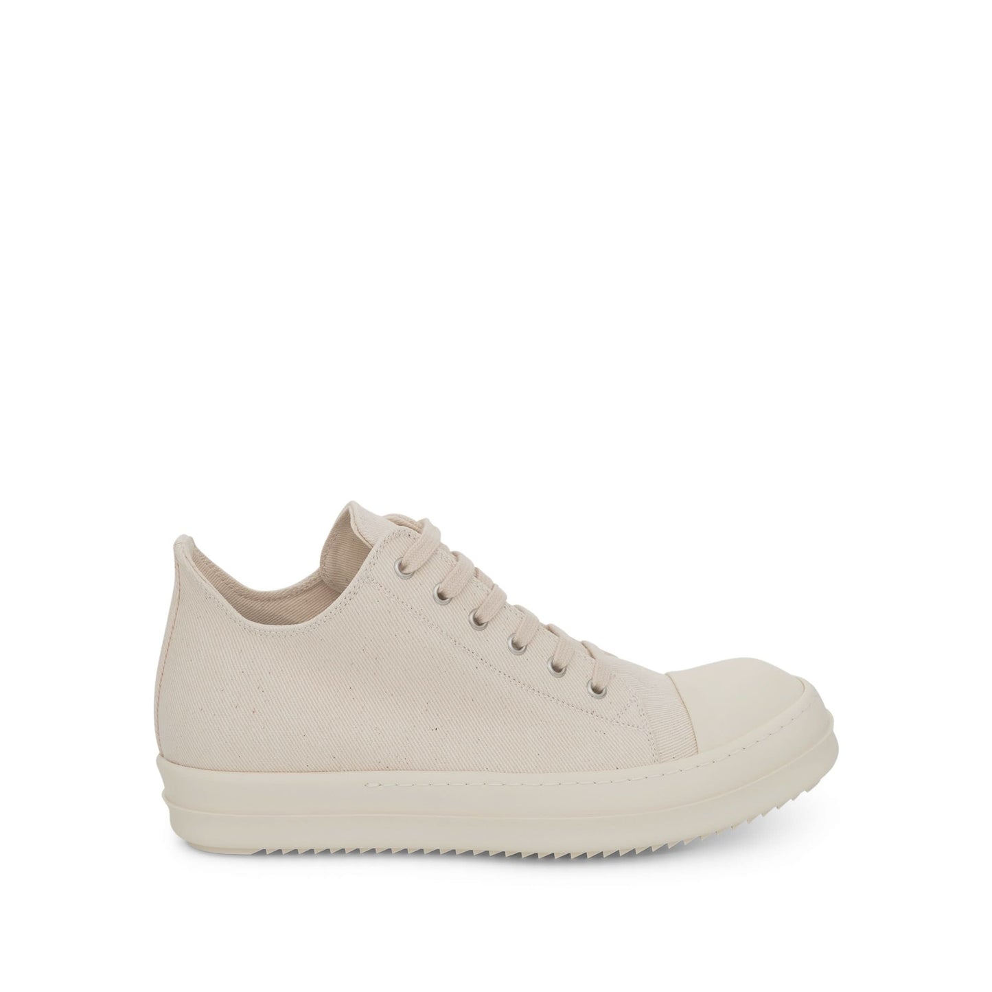 DRKSHDW Ramones Denim Low Sneaker in Natural/Milk