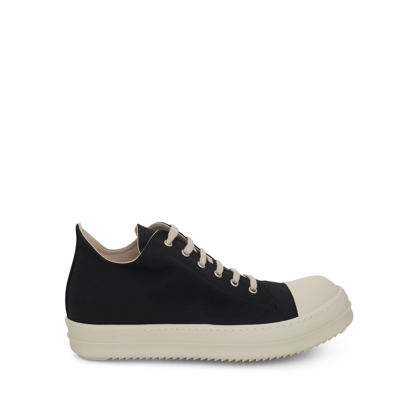 DRKSHDW Ramones Cotton Nylon Low Sneaker in Black/Milk