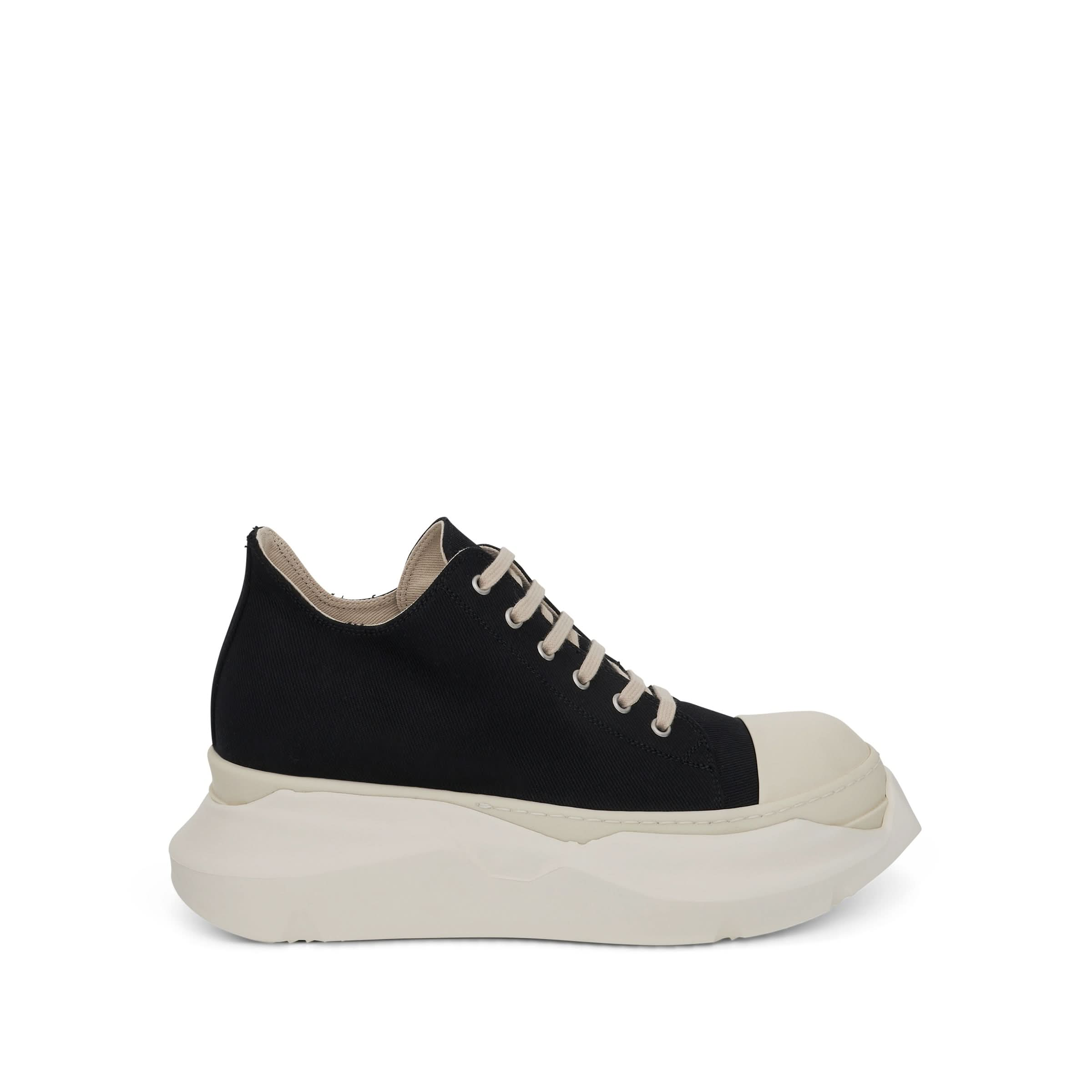 DRKSHDW Abstract Denim Low Sneaker in Black/Milk