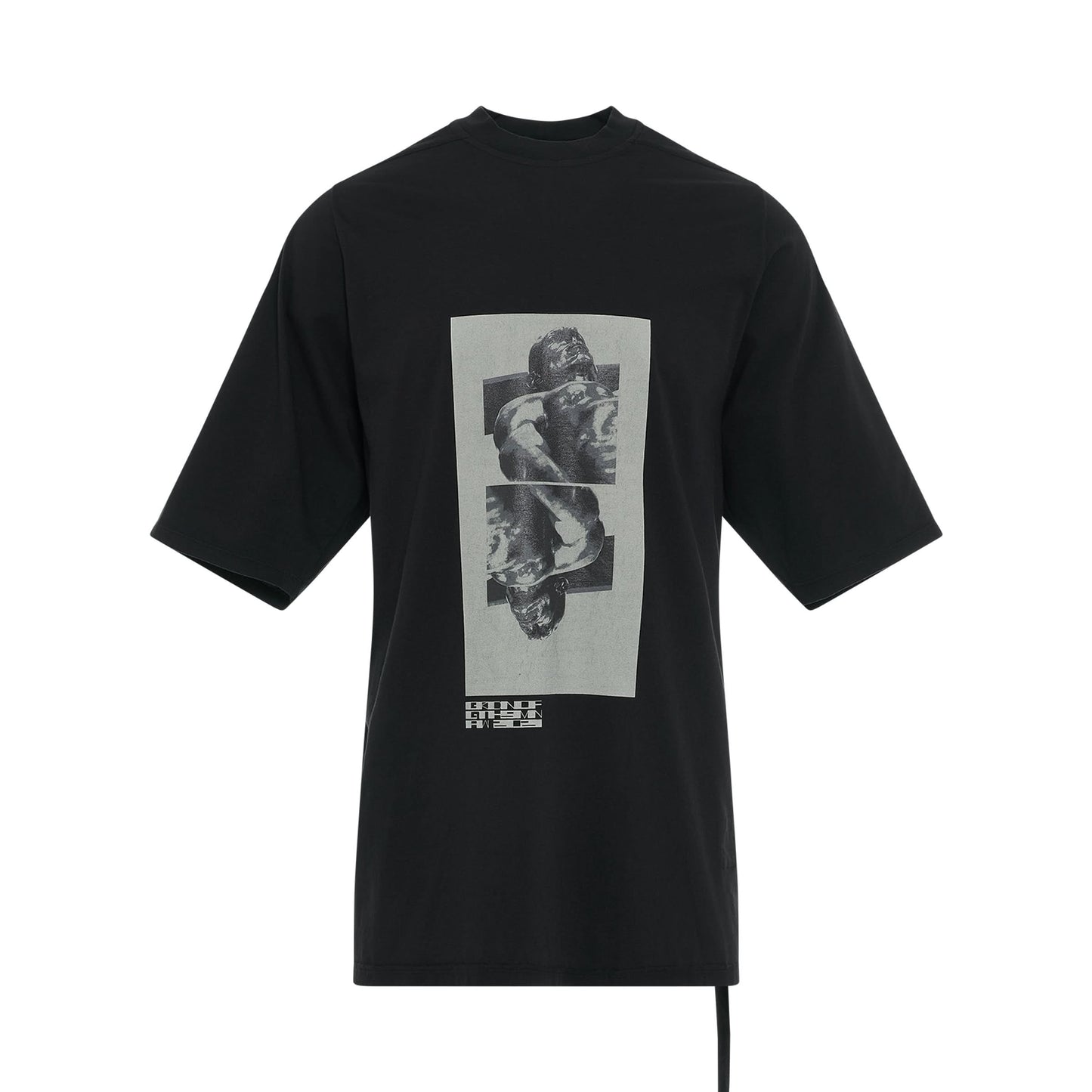 DRKSHDW Jumbo T-Shirt in Black/Oyster