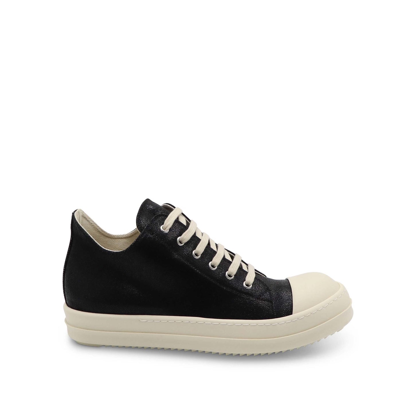 DRKSHDW Ramones Denim Low Sneaker in Black