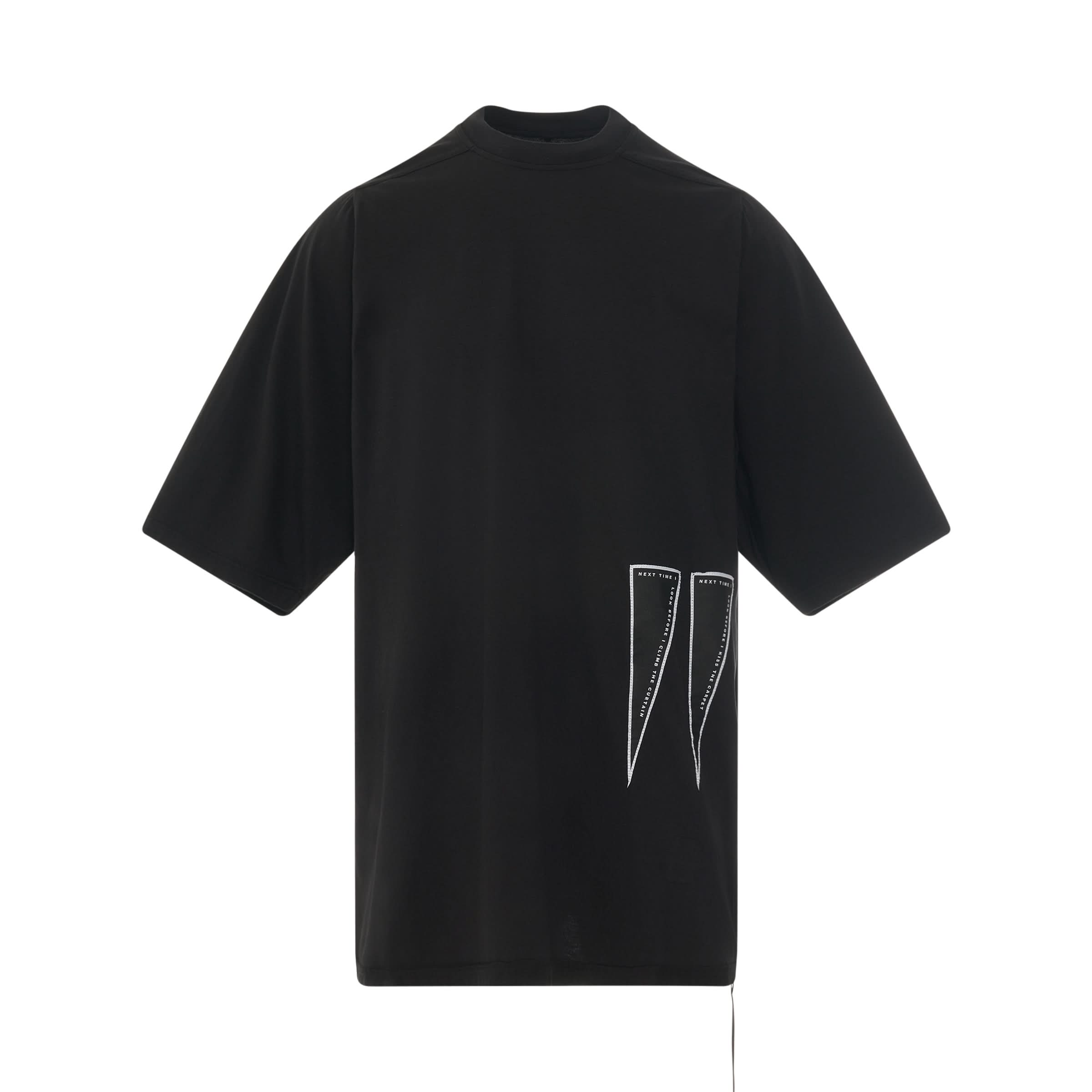 DRKSHDW Jumbo Short Sleeve T-Shirt in Black