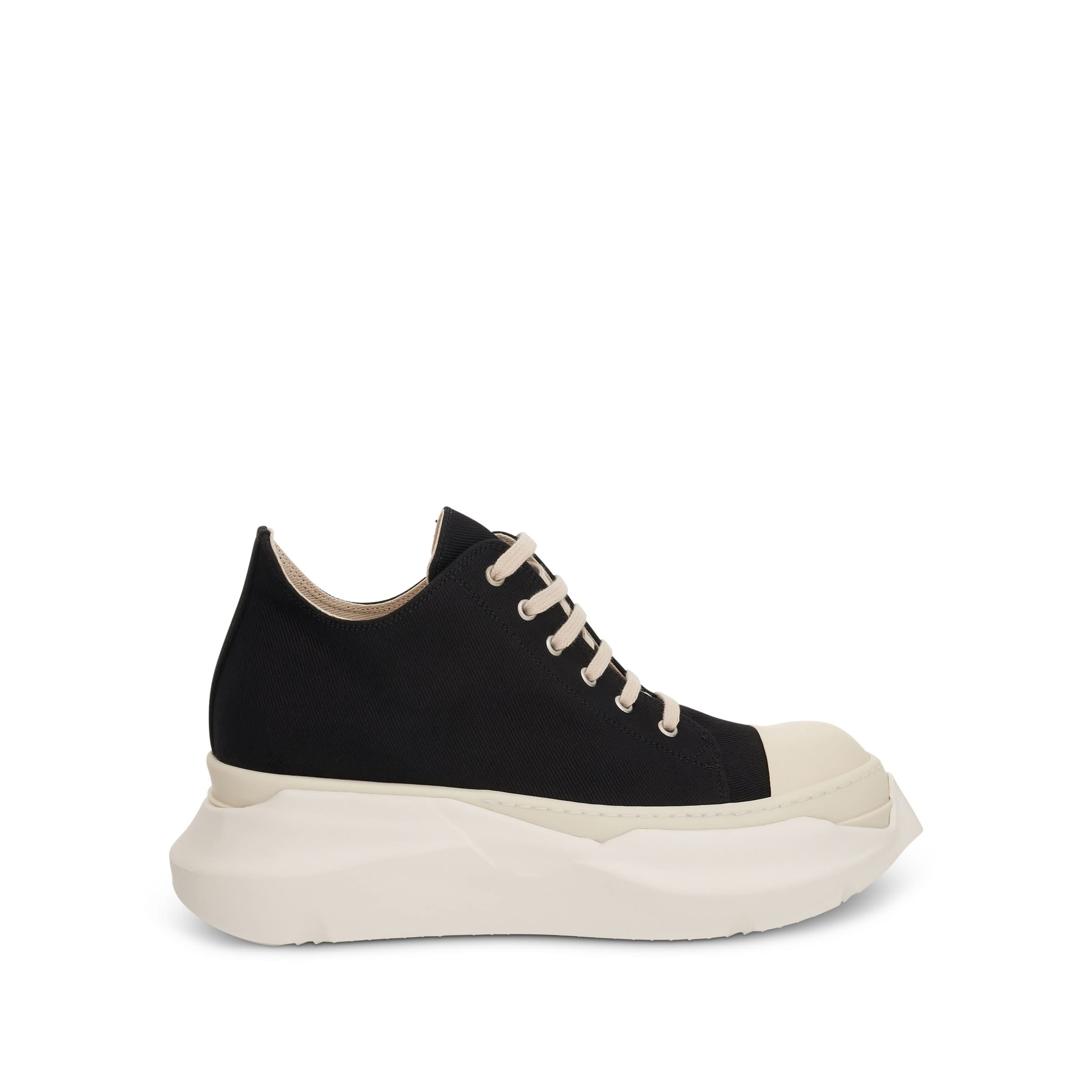 DRKSHDW Abstract Low Denim Sneakers in Black/Milk