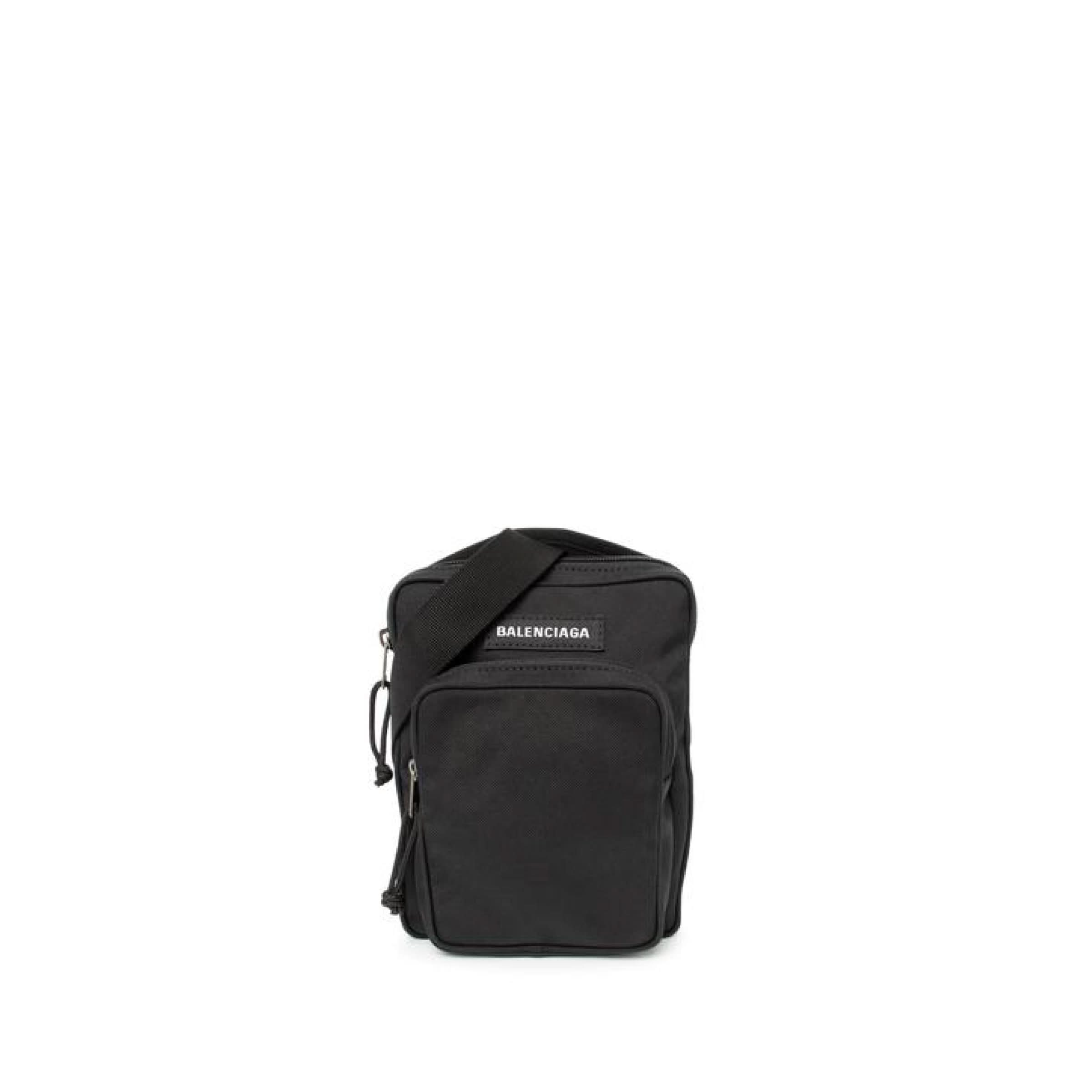 Explorer Crossbody Messenger in Black