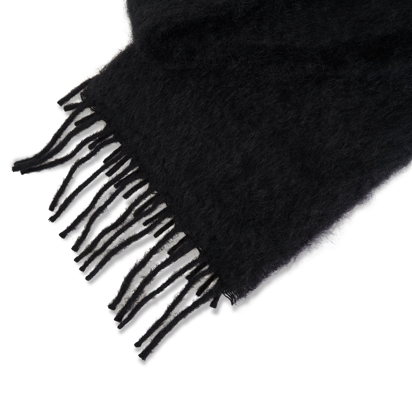 Mohair Scarf in Black