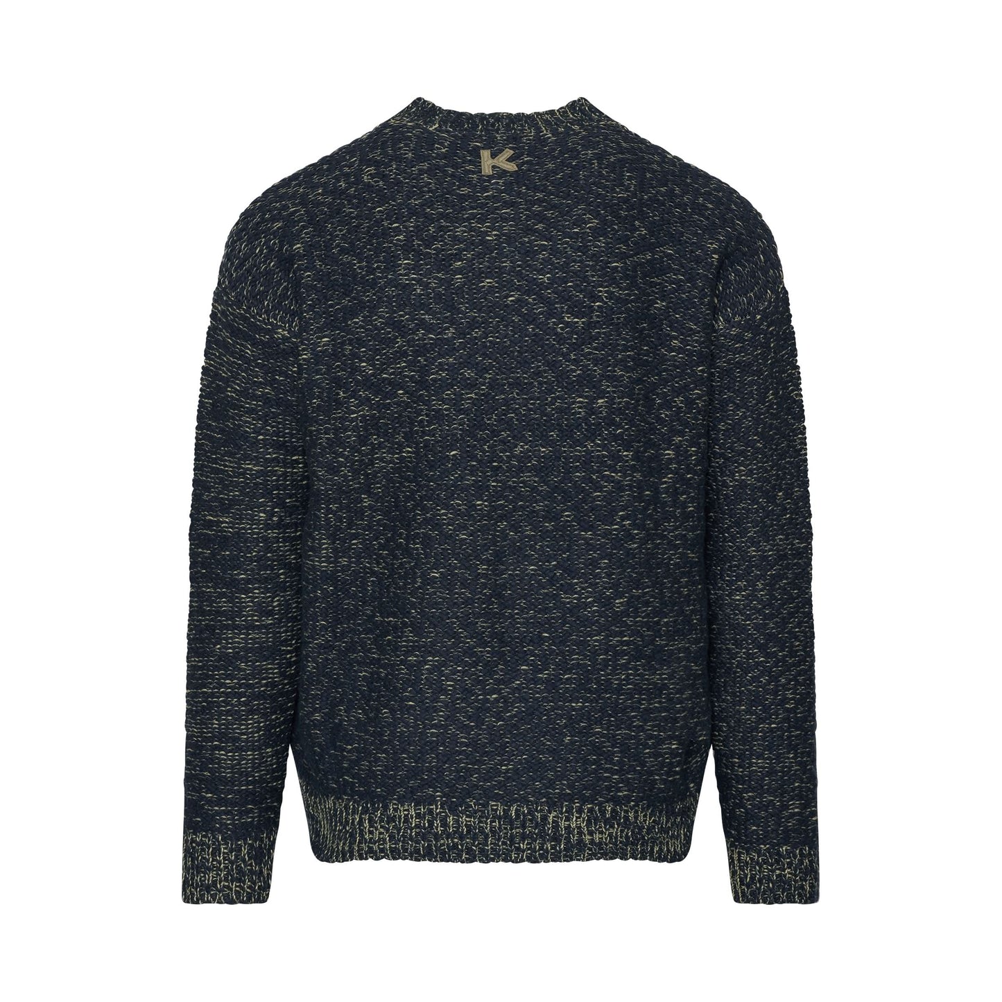 Textured Wool Knitwear in Blue