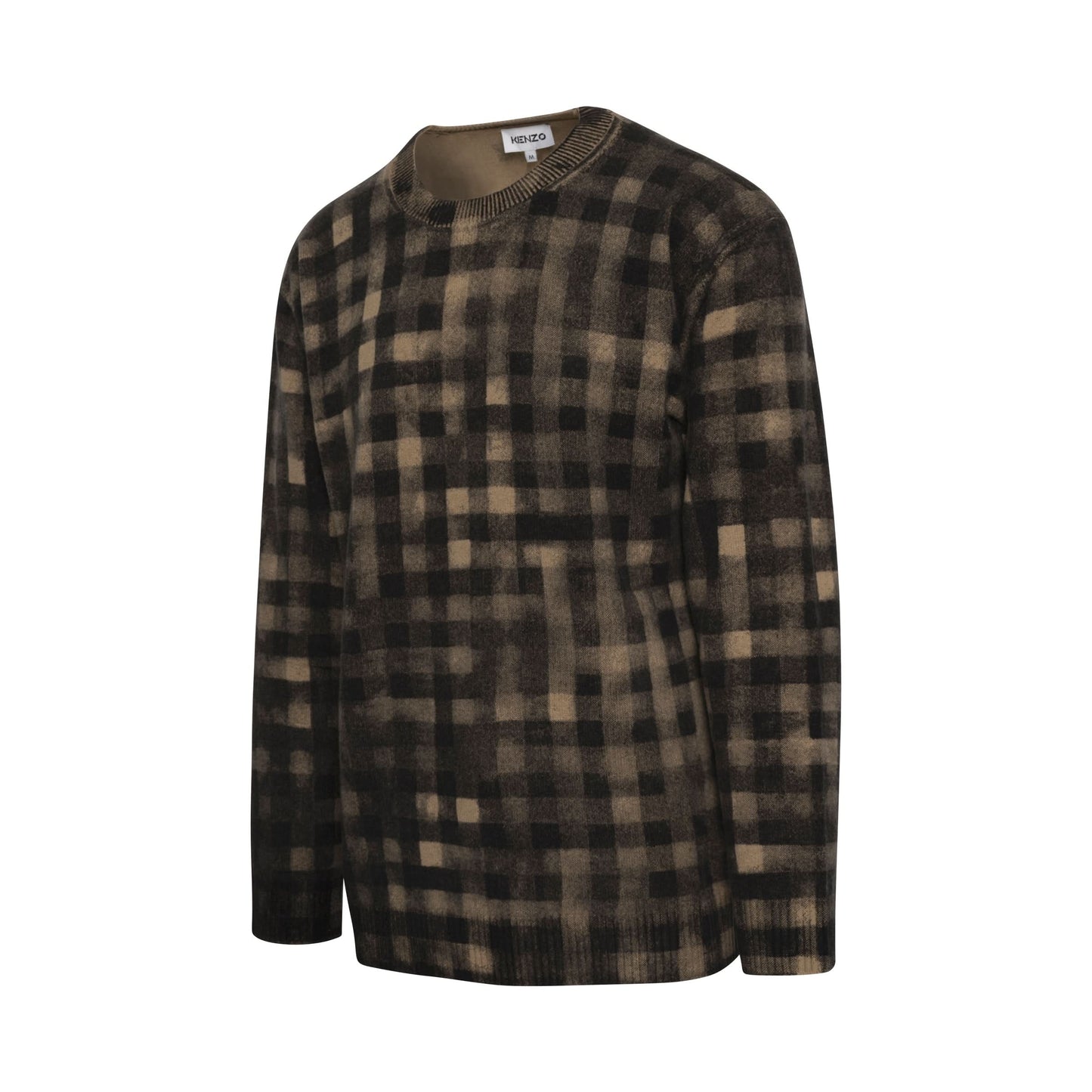 Ghost Check Knitwear in Cognac