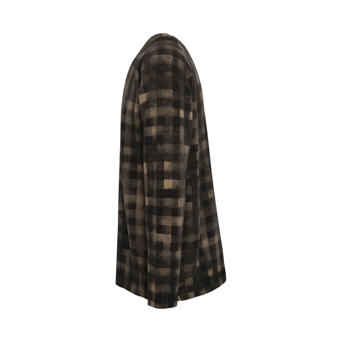 Ghost Check Knitwear in Cognac