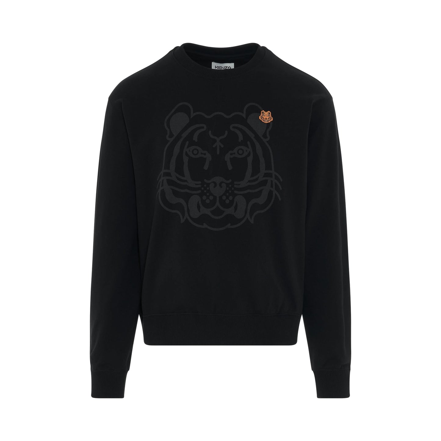 K-Tiger Abstract Sweatshirt in Black