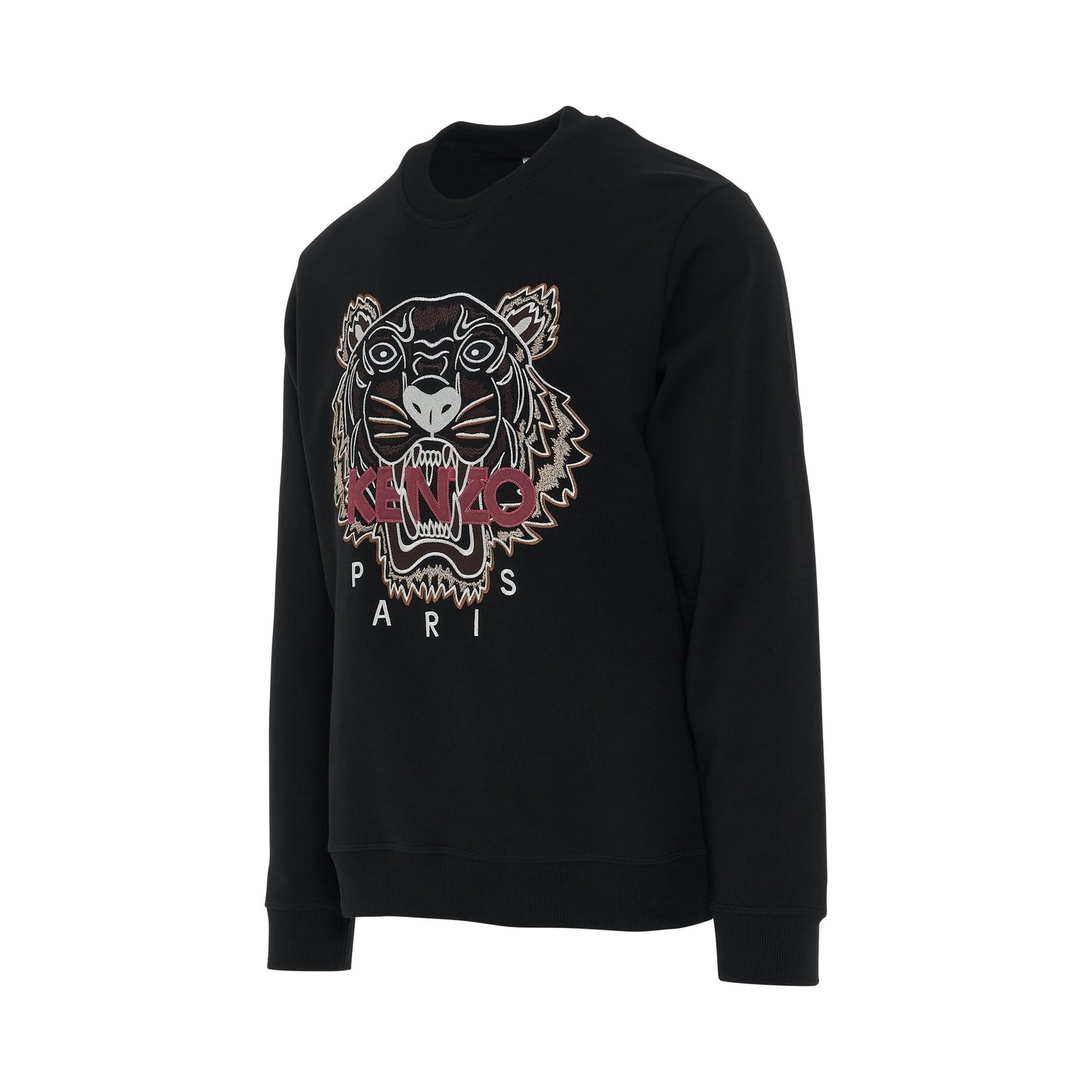 Kenzo Tiger Embroidered Sweatshirt in Black