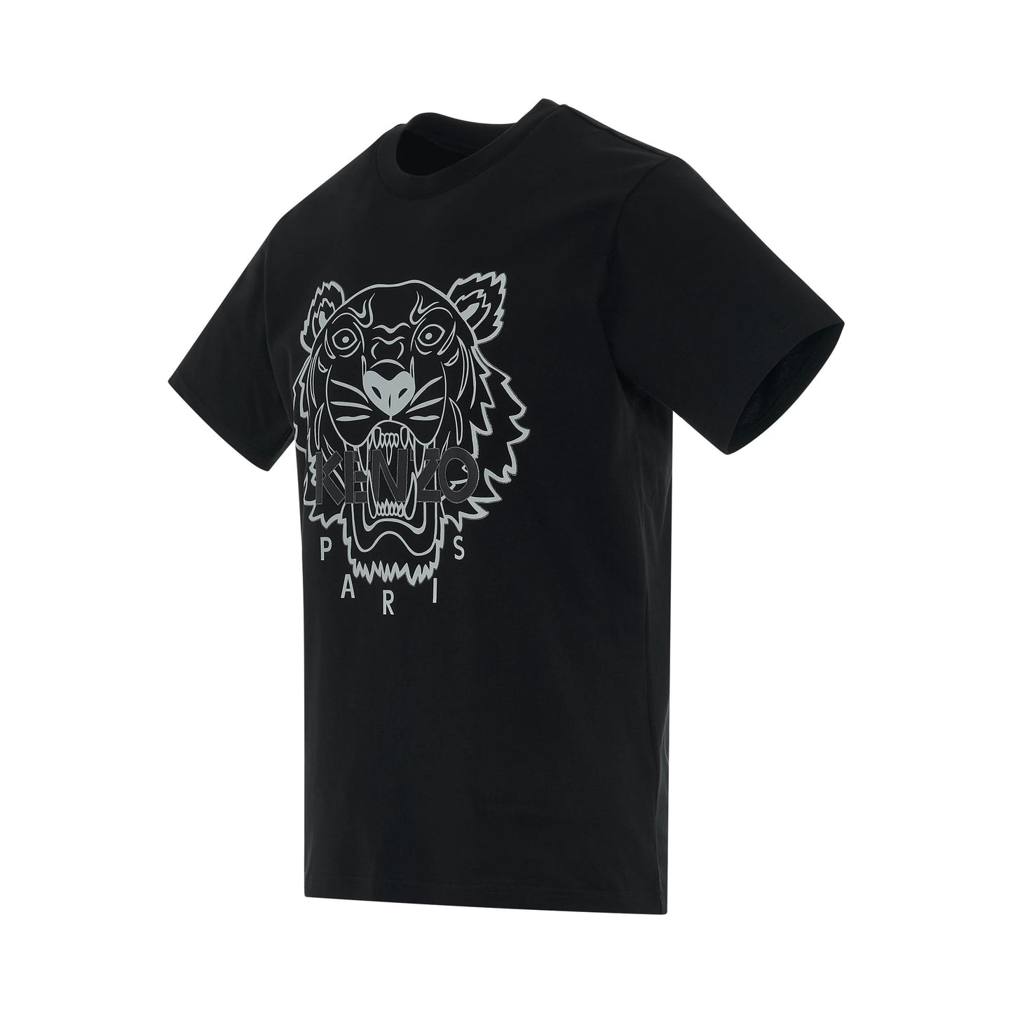 Iconic Tiger Printed T-Shirt In Black