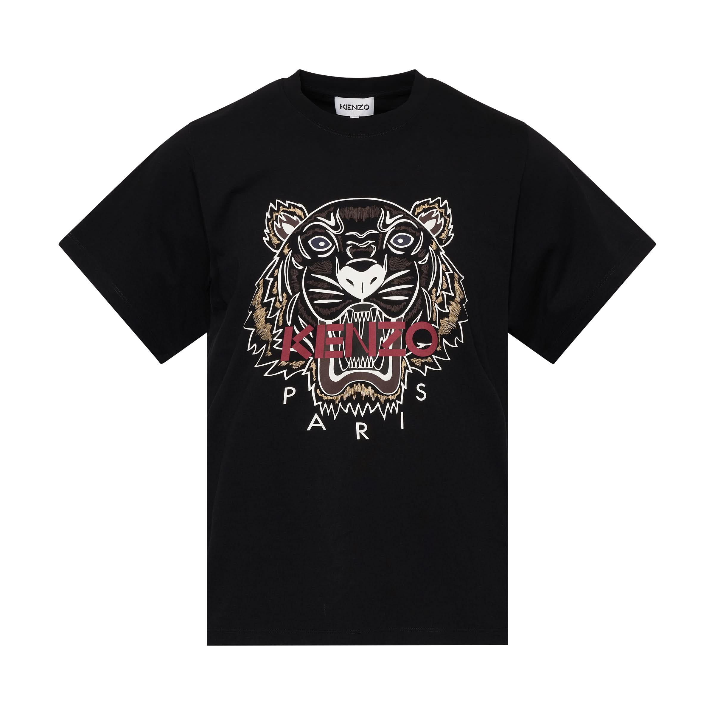 Tiger Print T-Shirt in Black