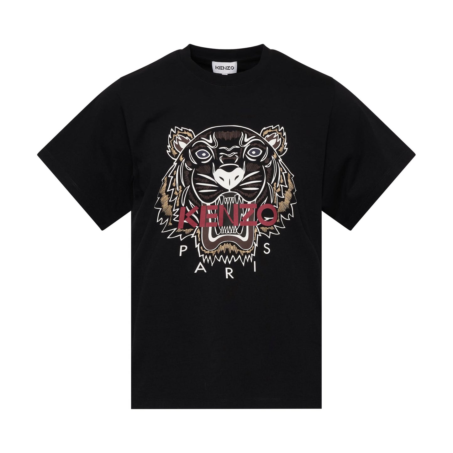 Tiger Print T-Shirt in Black