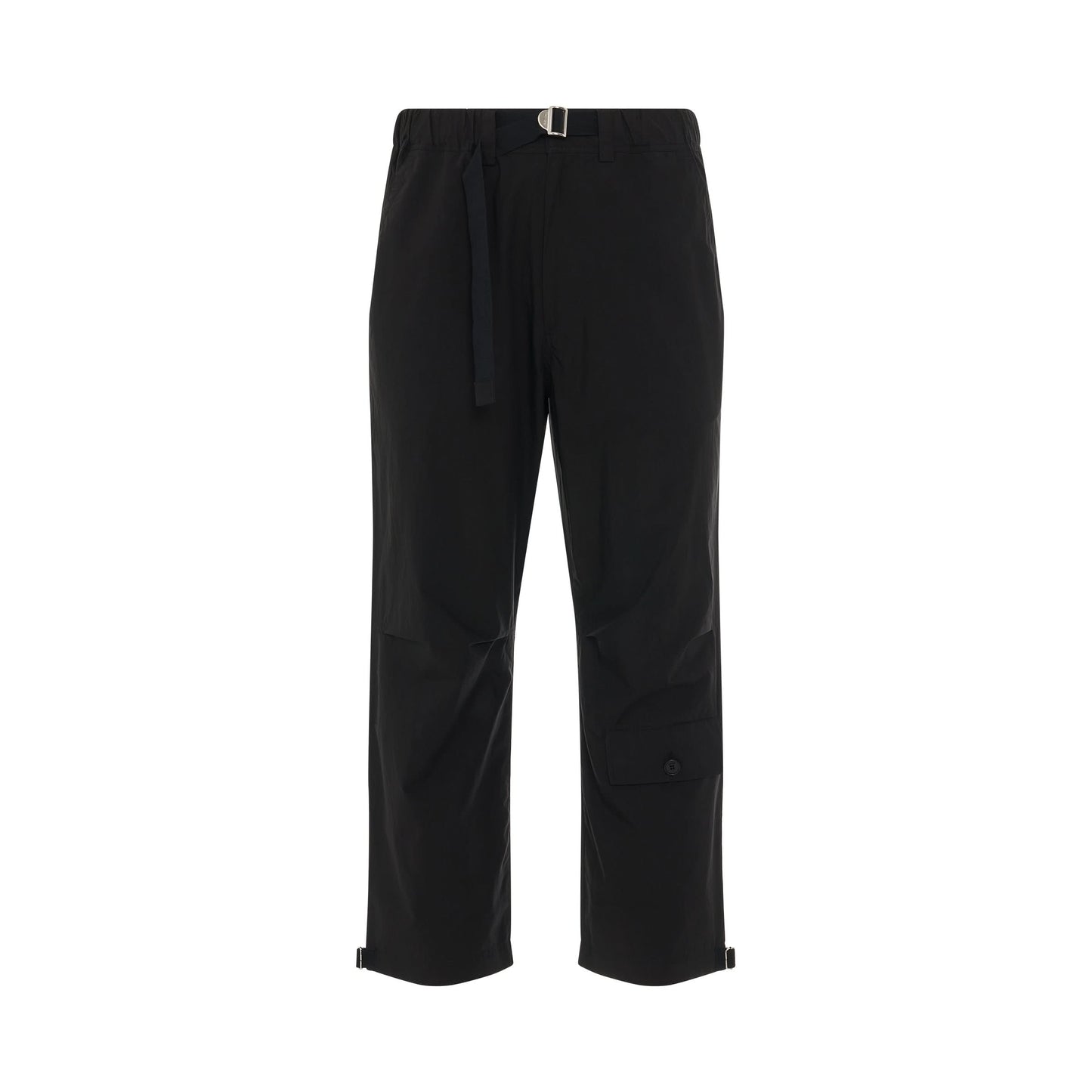 Elasticated Belt Pant in Black