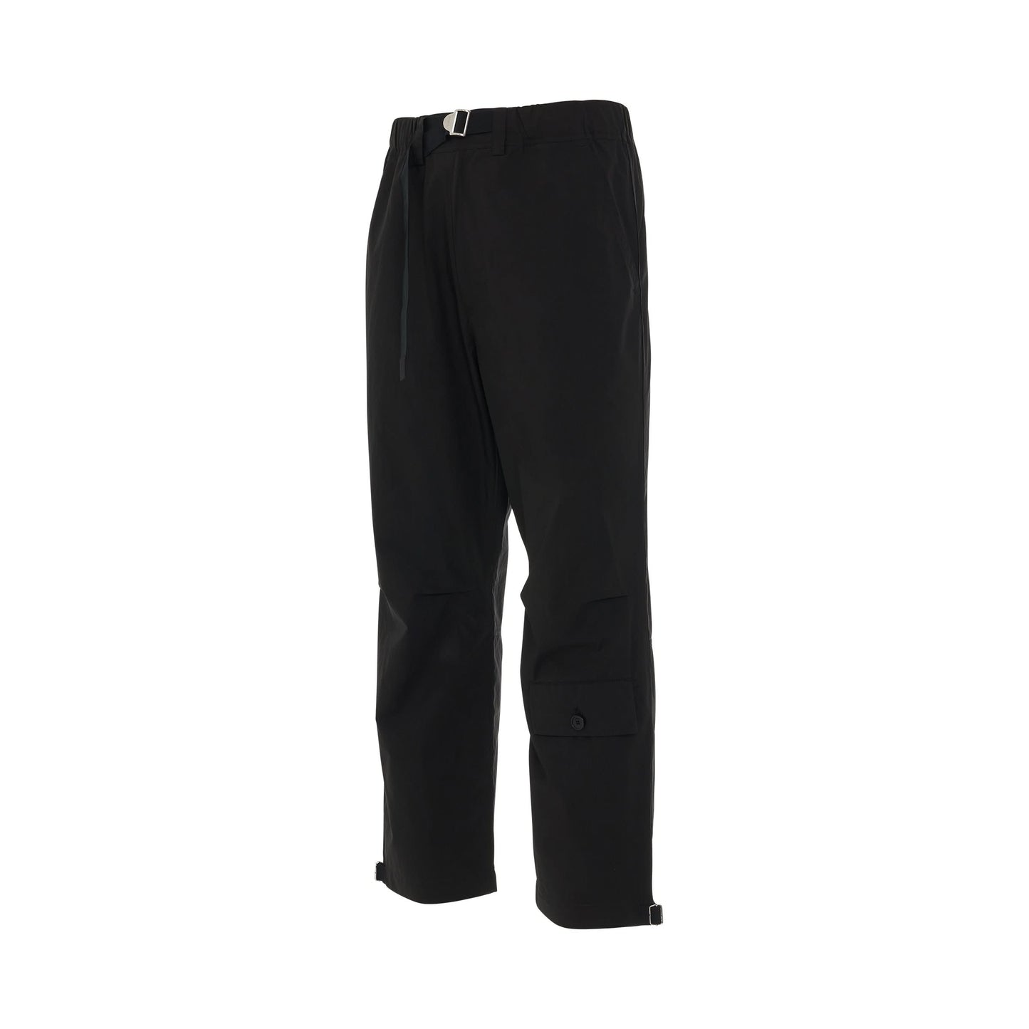 Elasticated Belt Pant in Black