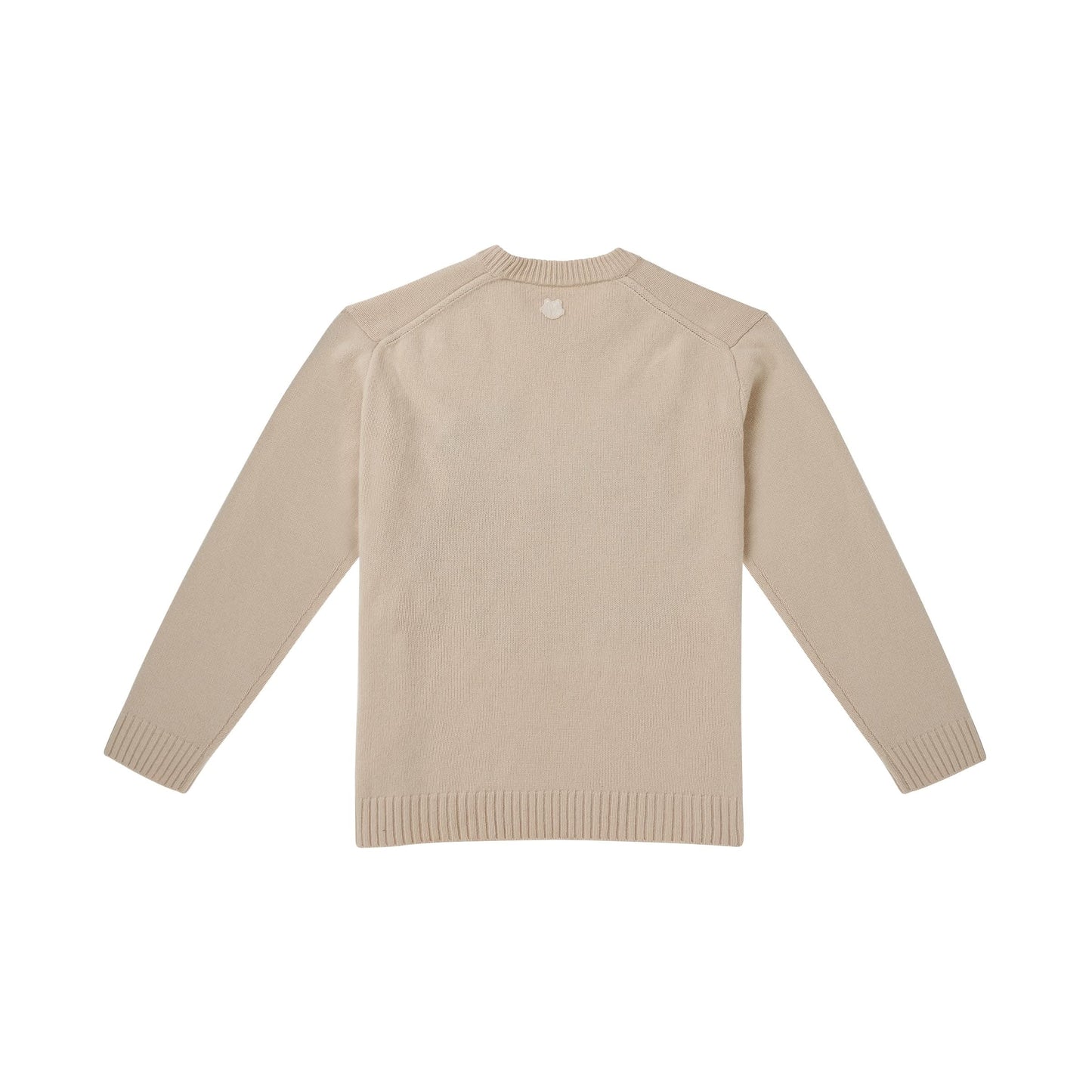 K-Tiger Reversible Jacquard Wool Jumper in Sand