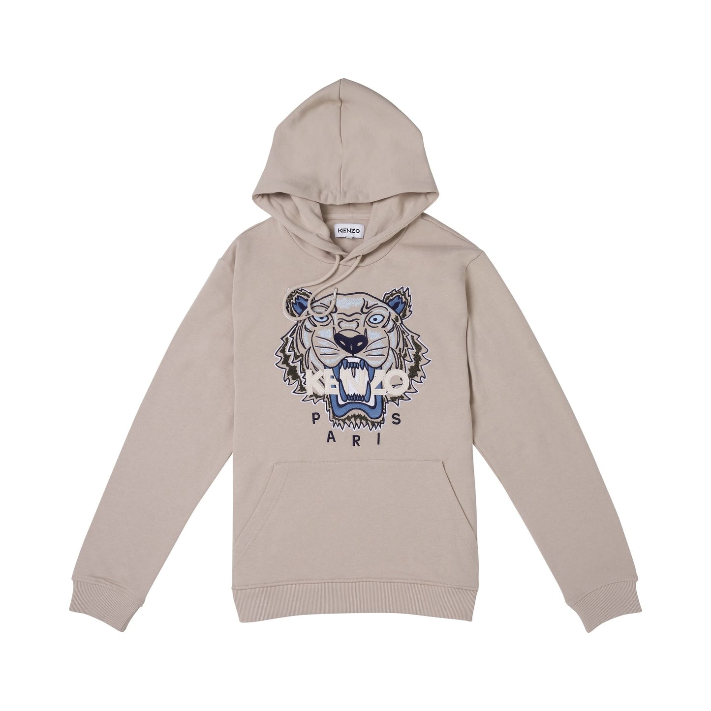 Iconic Tiger Hoodie in Sand