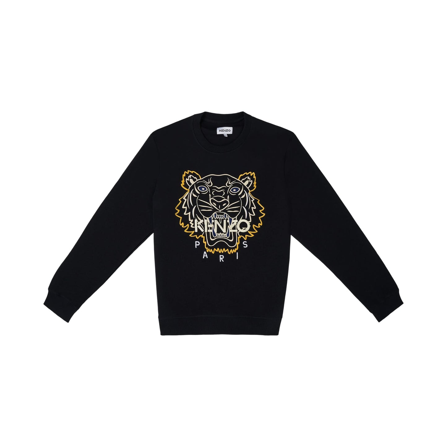 Iconic Tiger Embroidered Sweatshirt in Black