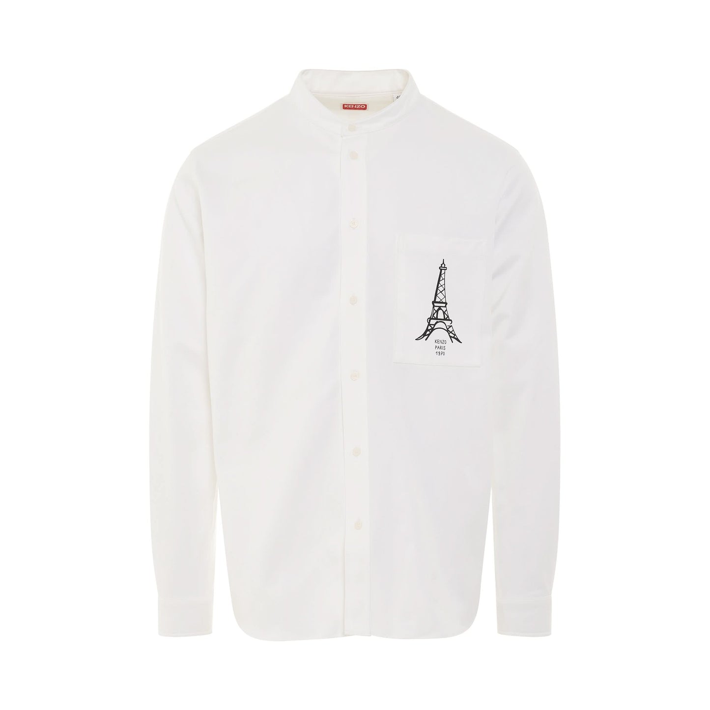 Paris-Japan Woven Shirt in White