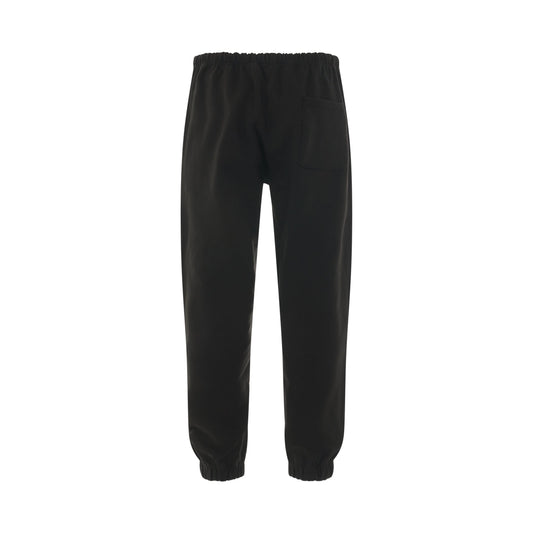 Paris Logo Jogging Pant in Black