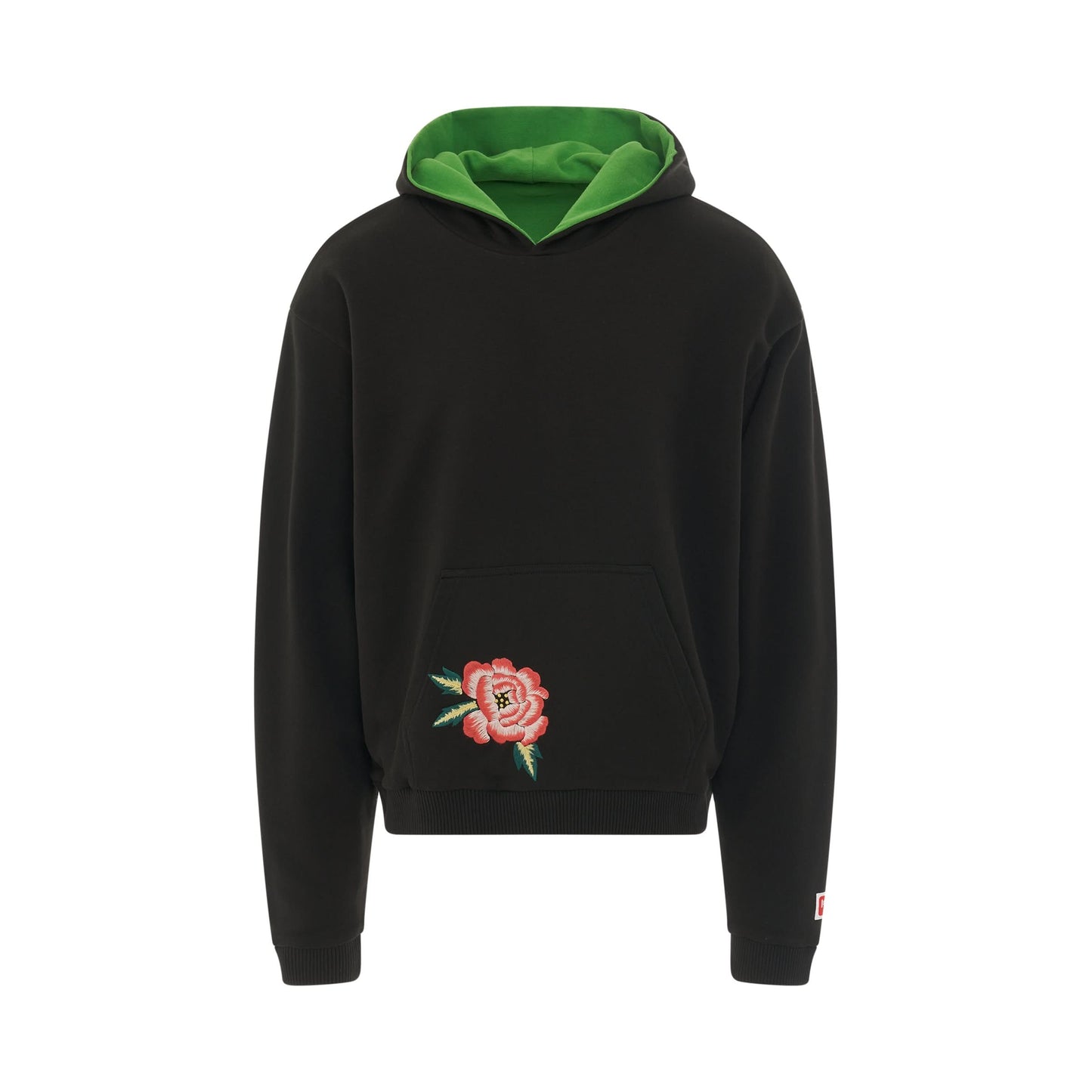 Boke Flower Crest Hoodie in Black