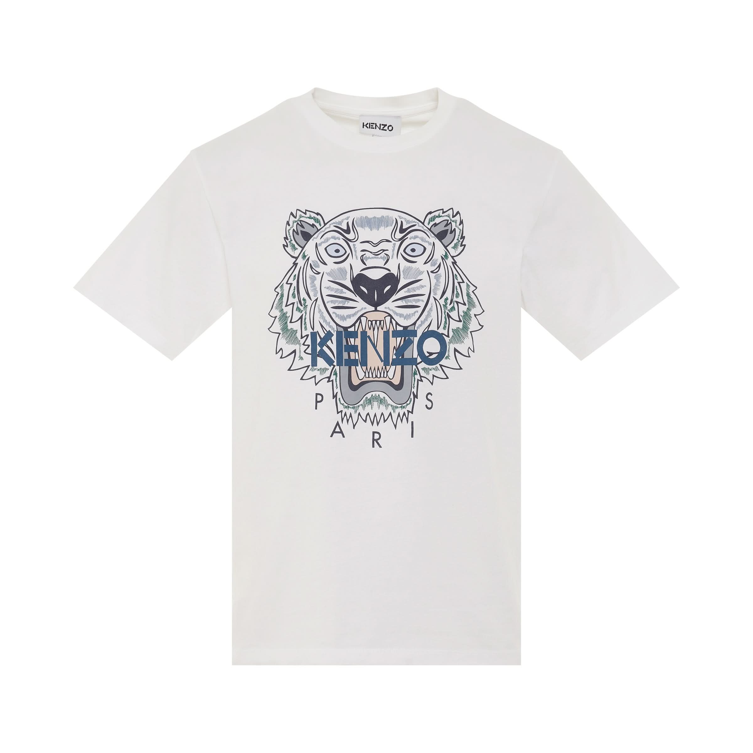 Classic Tiger Logo T-Shirt in White