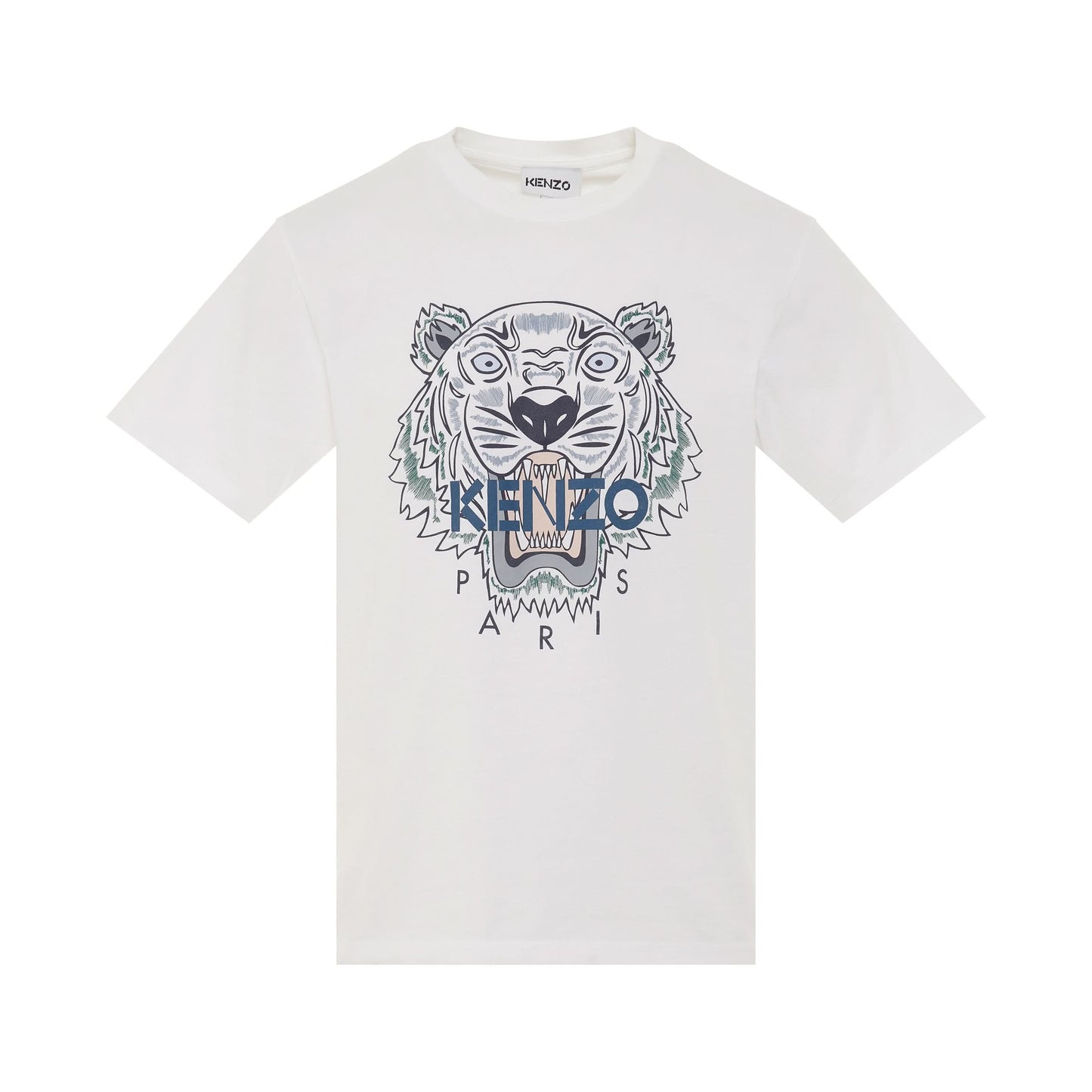 Classic Tiger Logo T-Shirt in White