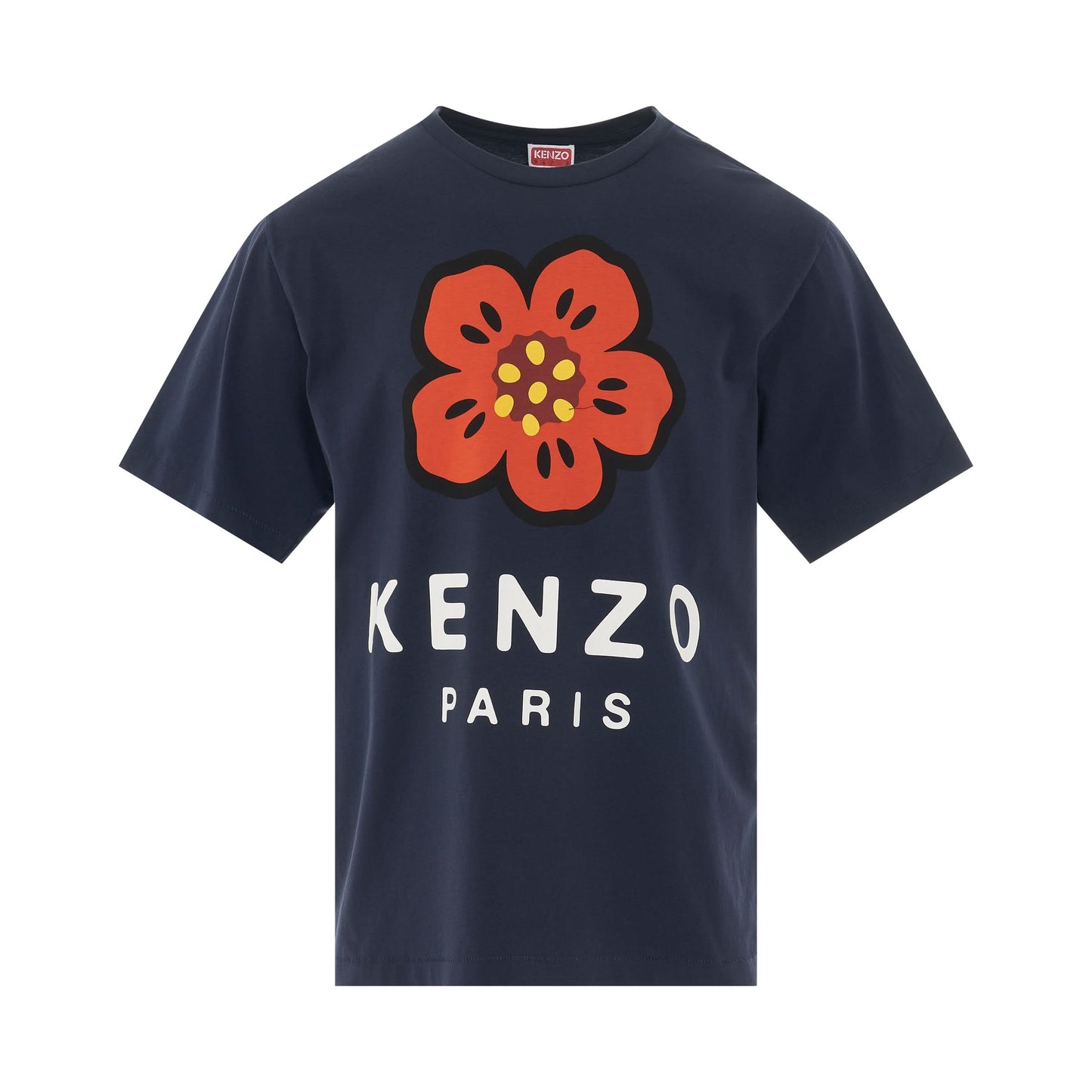 Boke Flower Logo T-Shirt in Midnight Blue