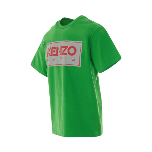 Paris Logo Classic T-Shirt in Grass Green