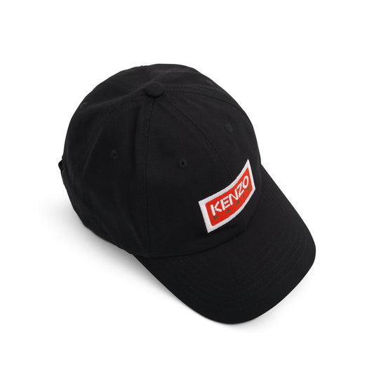 Paris Baseball Cap in Black