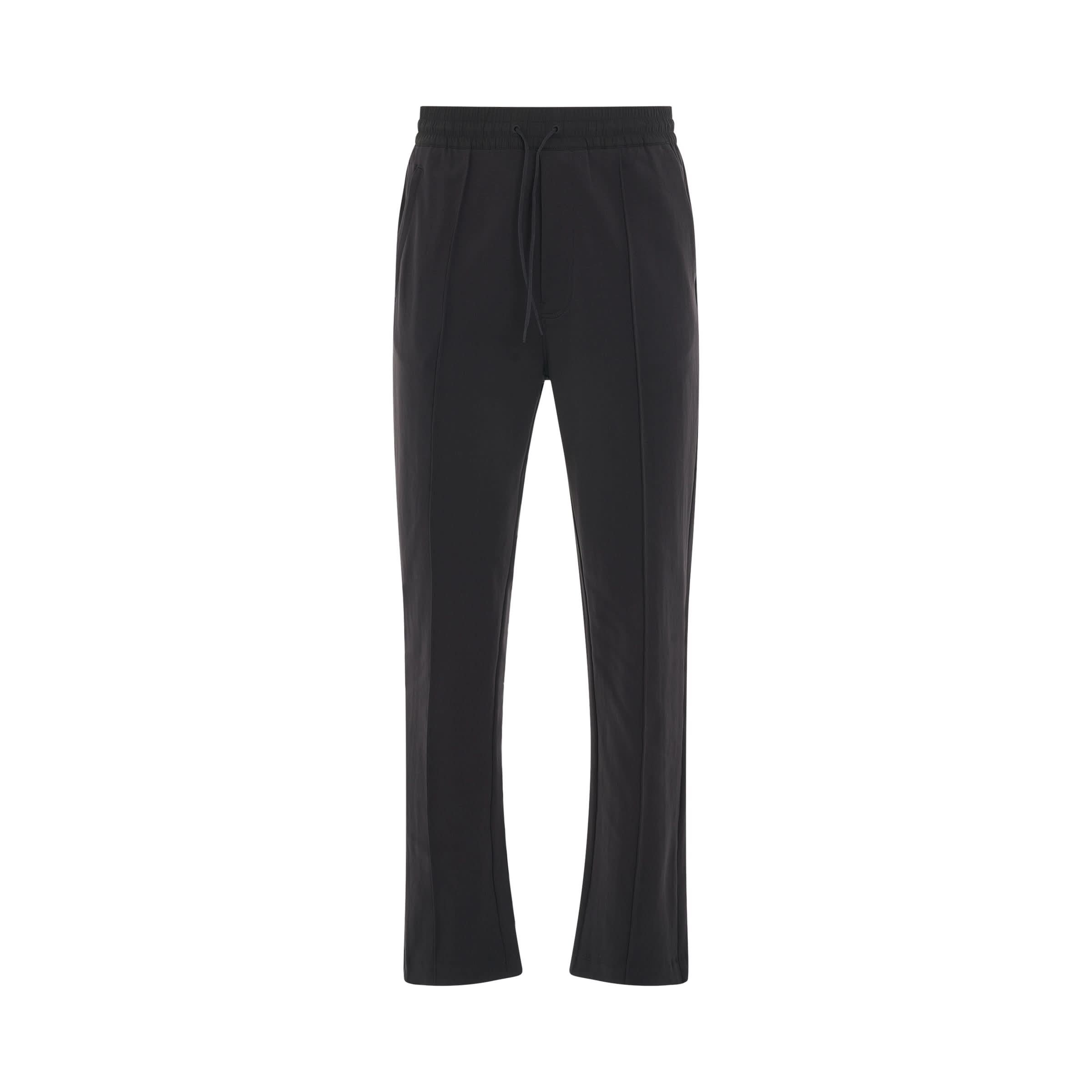 Classic Slim Track Pant in Black