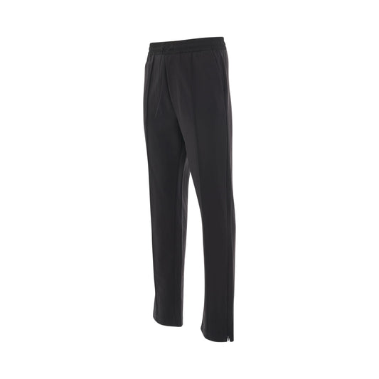 Classic Slim Track Pant in Black