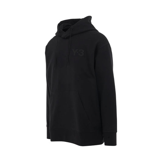 Classic Chest Logo Hoodie in Black