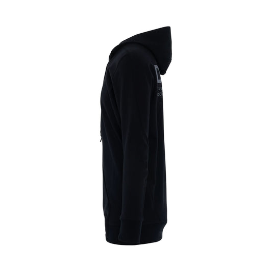 11 Don
t Logo Mask Hoodie in Black