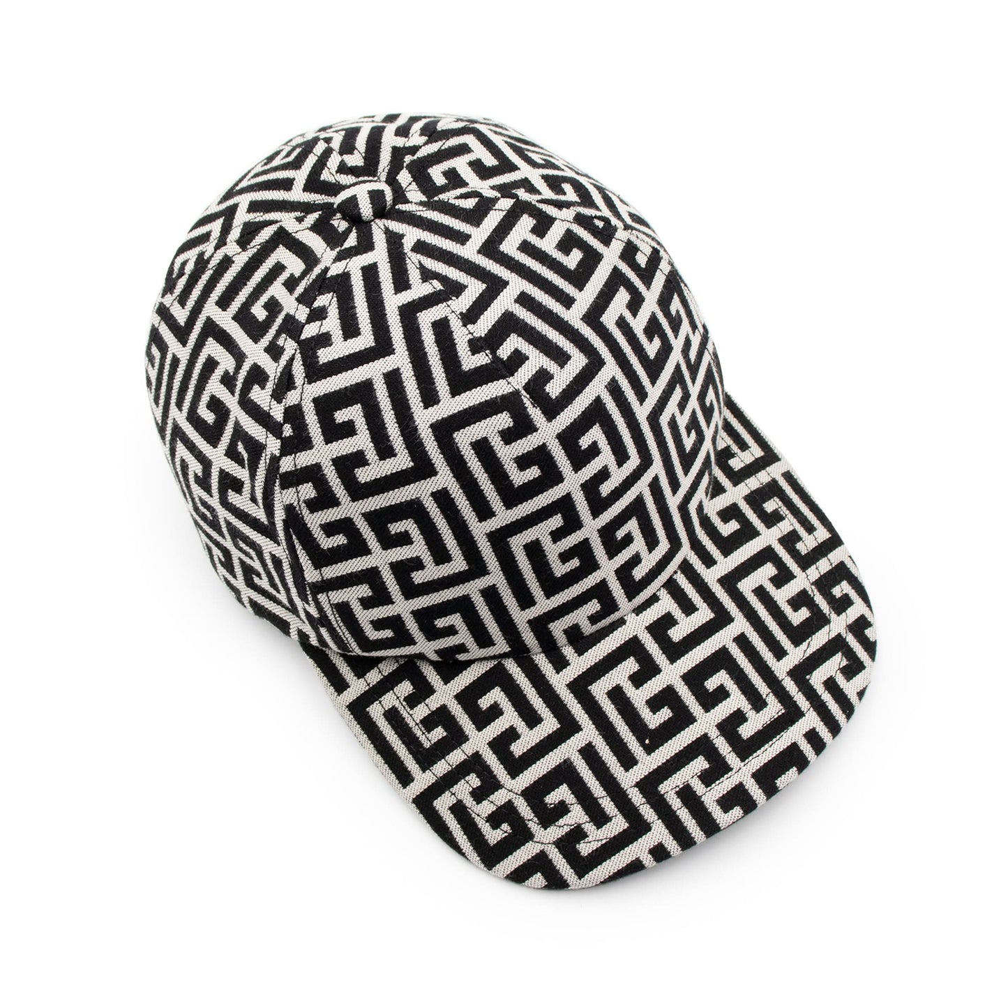 Monogram Baseball Cap in Ivory