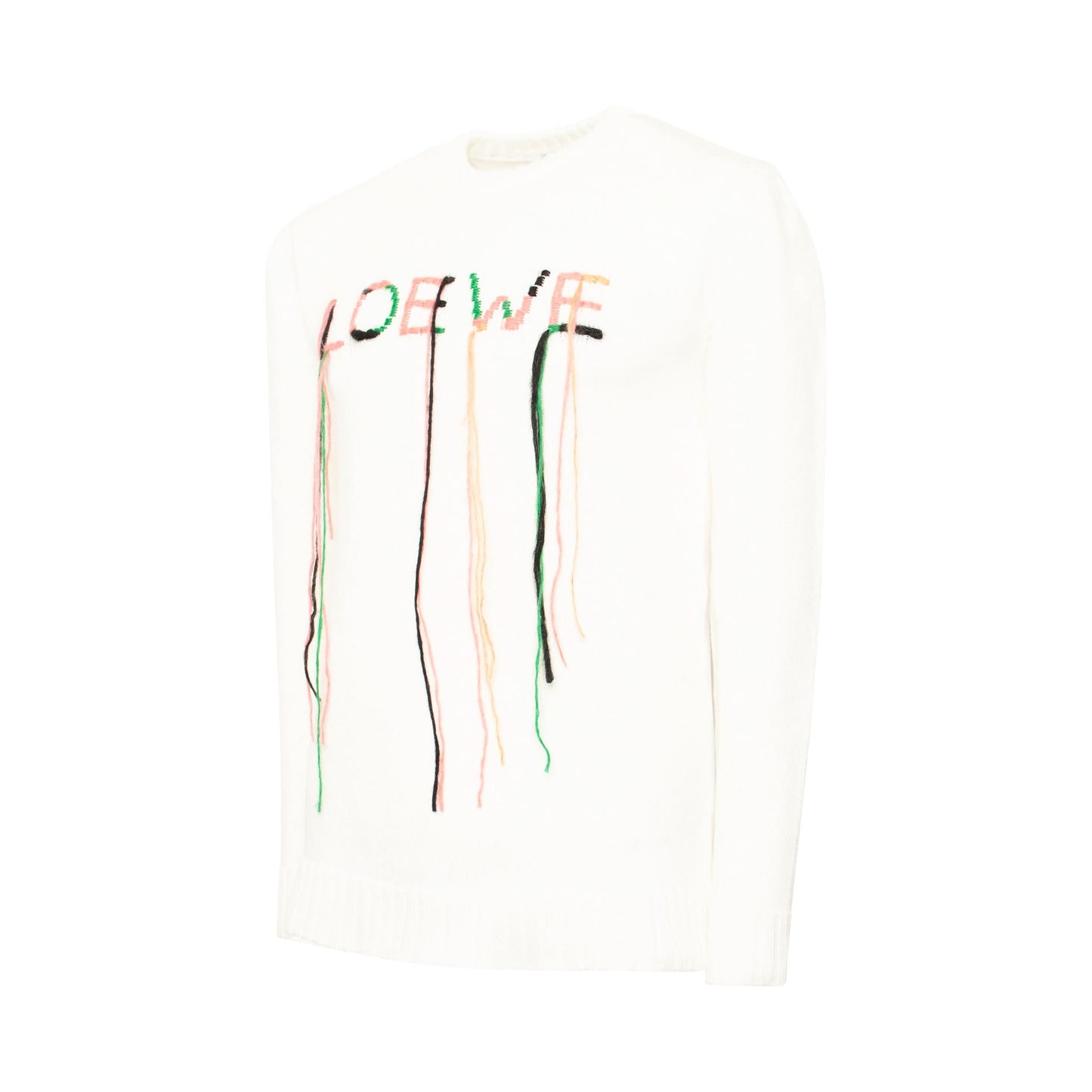 Loewe Stitch Sweater in White