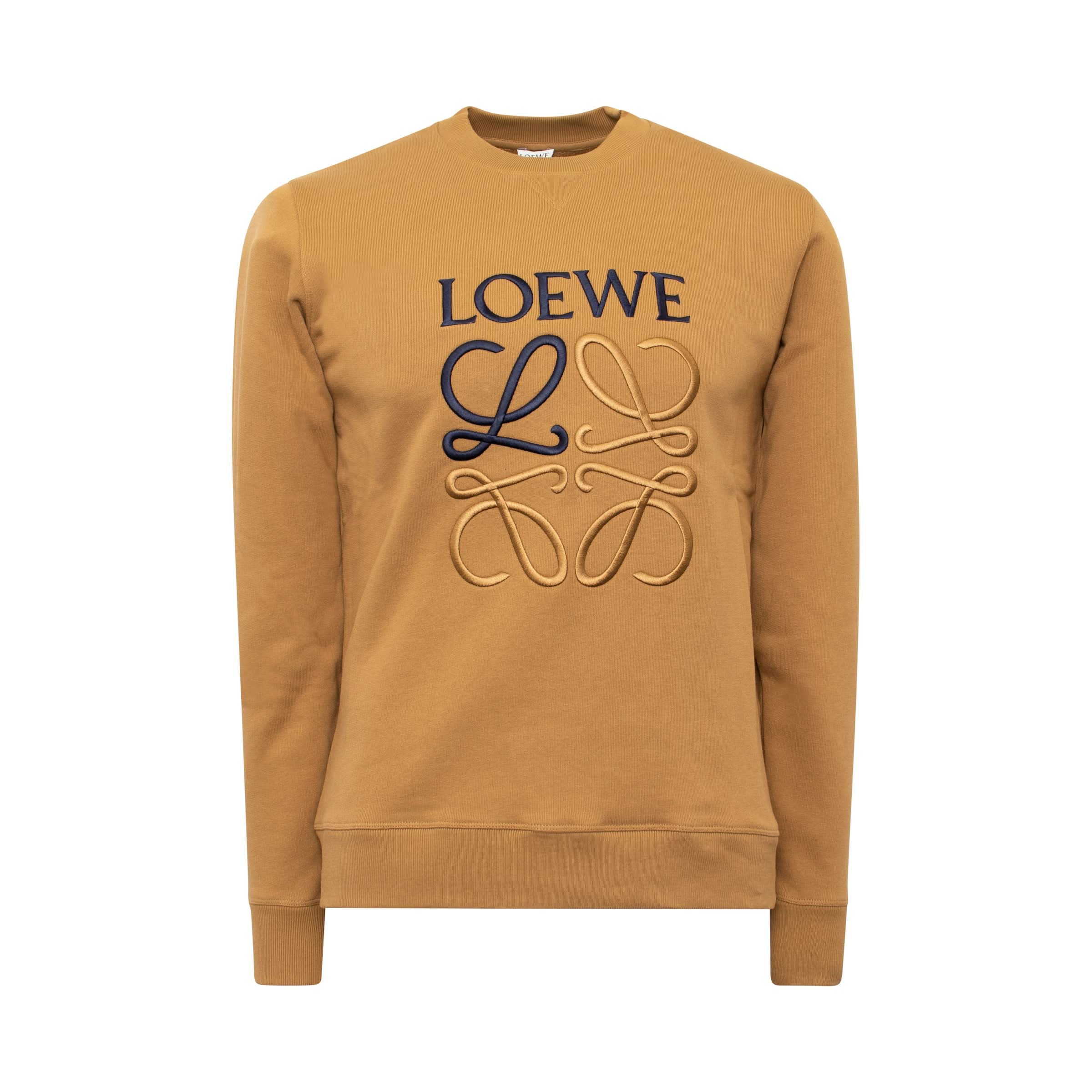 Anagram Logo Sweatshirt in Camel