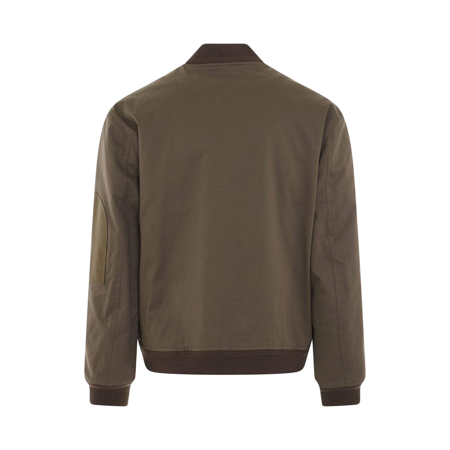 Cotton Bomber Jacket in Iron