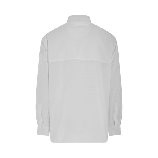 Anagram Jacquard Shirt in White