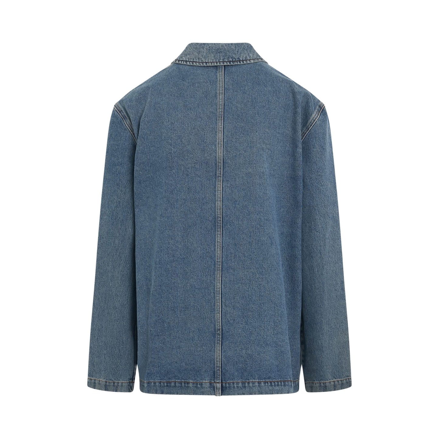 Anagram Workwear Jacket in Blue Jeans Chine