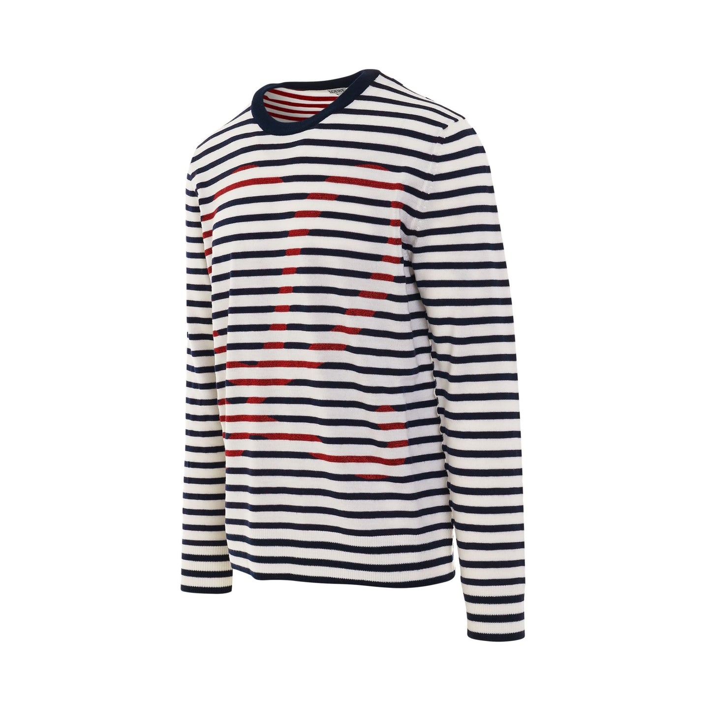 Striped Sweater in Navy/White