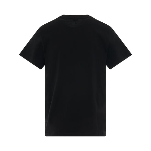 Anagram Fake Pocket T-Shirt in Black