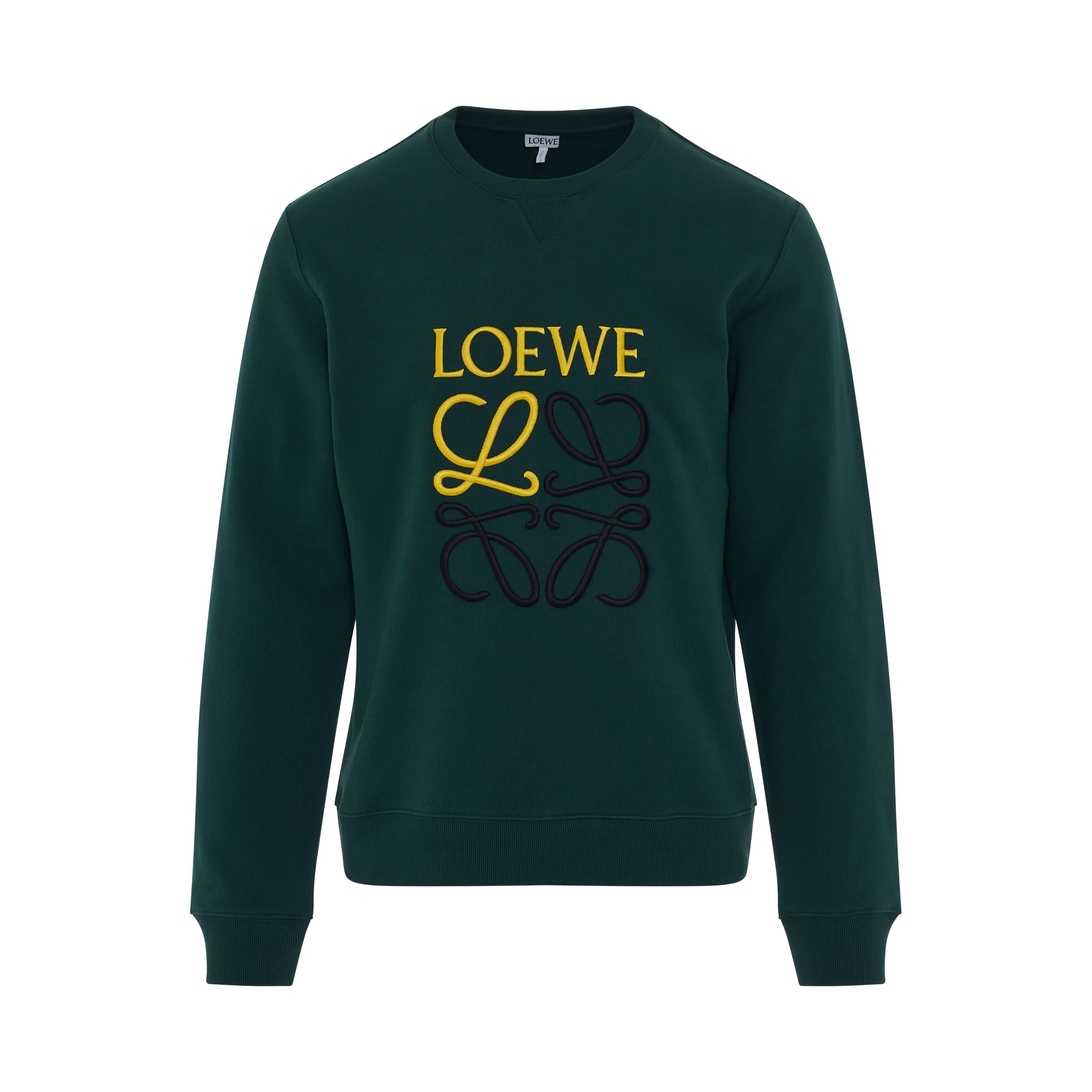 Logo Anagram Sweatshirt in Dark Green