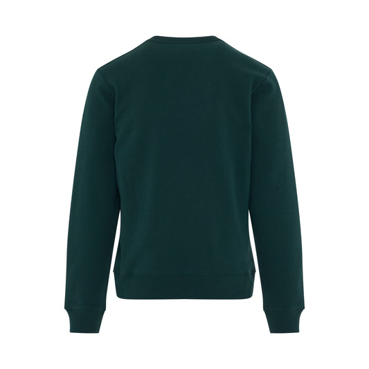 Logo Anagram Sweatshirt in Dark Green