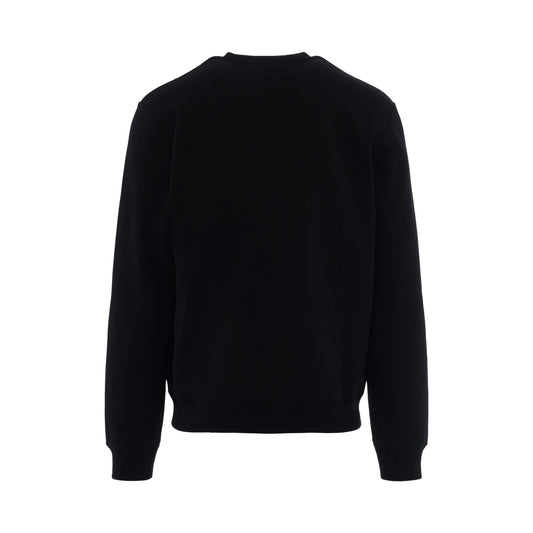 Loewe Embroidered Sweatshirt in Black