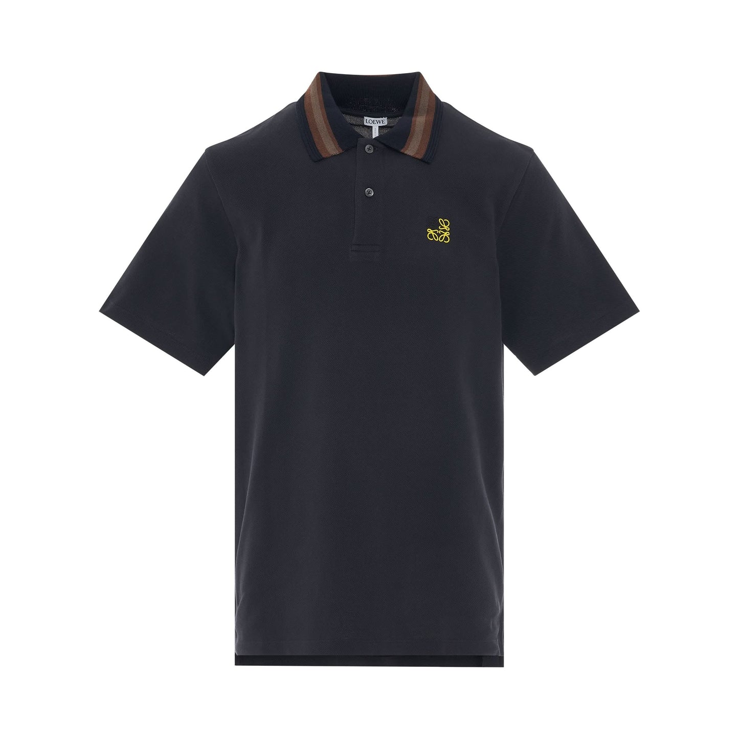 Anagram Polo in Dark Navy Blue