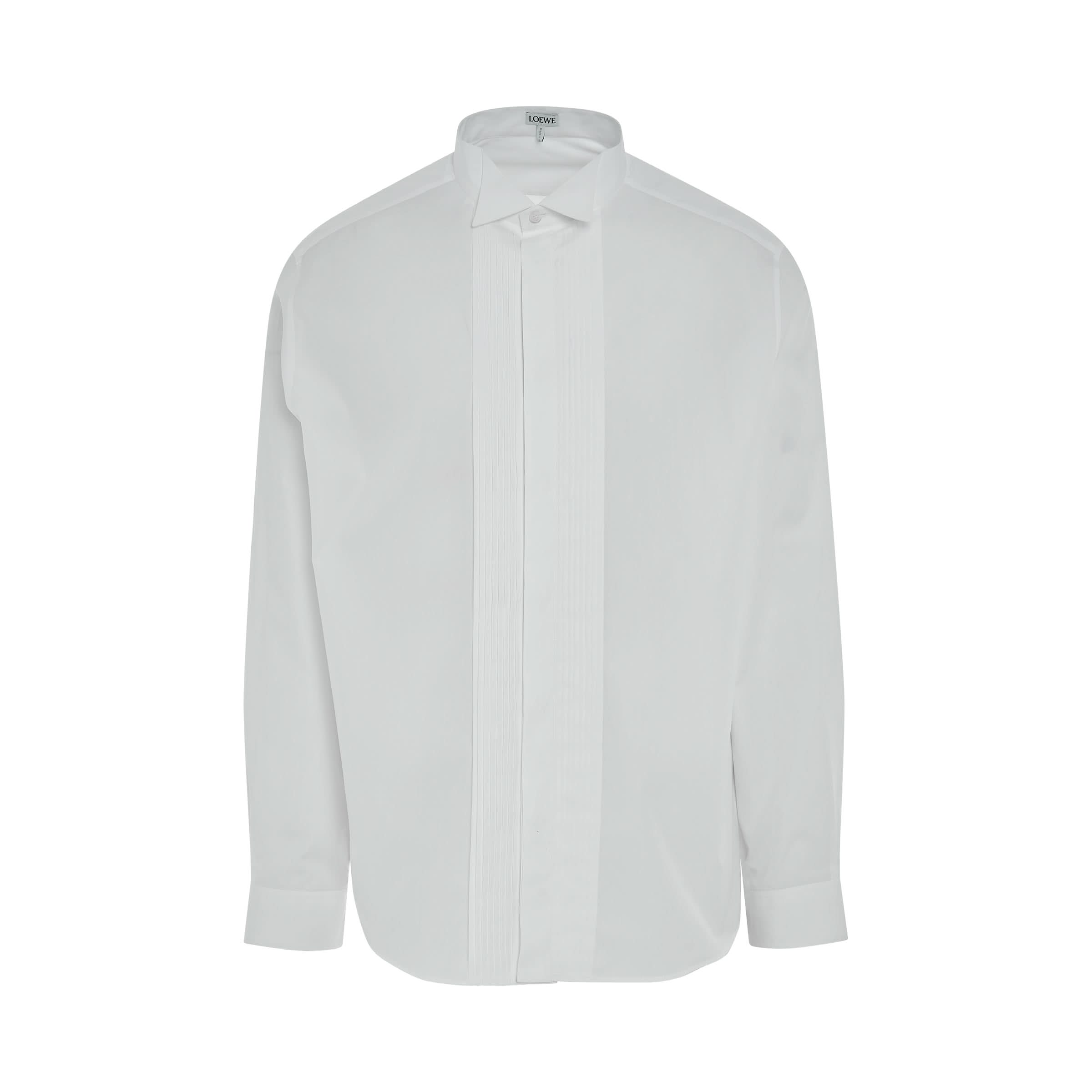 Wing Collar Shirt in White