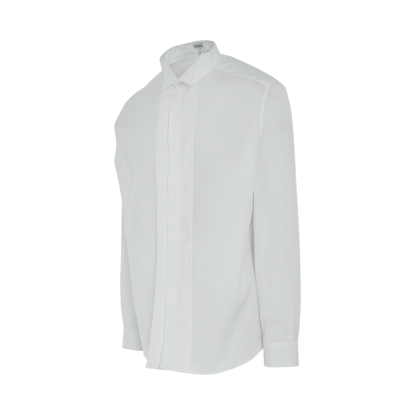 Wing Collar Shirt in White