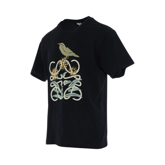 Herbarium Anagram T-shirt in Black